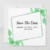 Flore faire-part de mariage En Aquarelle (Dos)