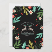 Flore festive de rennes | Carte photo de vacances (Dos)