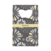 Flore gris et jaune tendance (Devant)