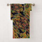 Flore japonaise de prune traditionnelle en feuille (En situation)