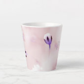 Flore Lilac souple Imprimer Petite Mug Latte (Devant)
