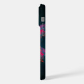 Flore Mandala Flowers Orange Red Blue Abstract (Côté gauche)