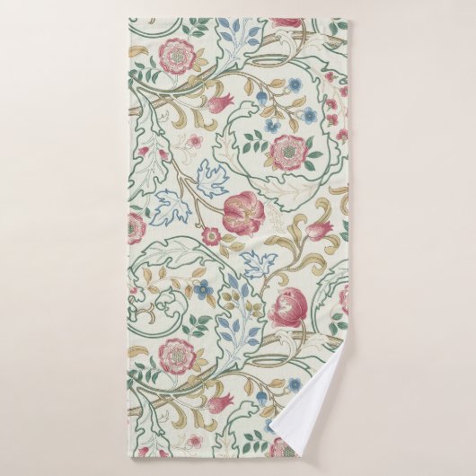 Flore, motifs floraux, William Morris (Serviette de bain)
