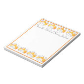 Flore orange personnalisée à partir du Bloc-notes (Tourné)