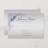 Flore Ornat Bleu Argent RSVP (Devant / Derrière)