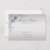 Flore ornementale violet argenté RSVP (Devant)