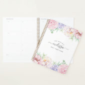 Flore pastel doux | Meilleur planificateur maman a (Devant avec enveloppe)