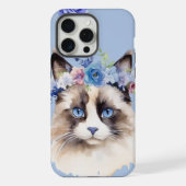 Flore perse bleu chat (Verso)
