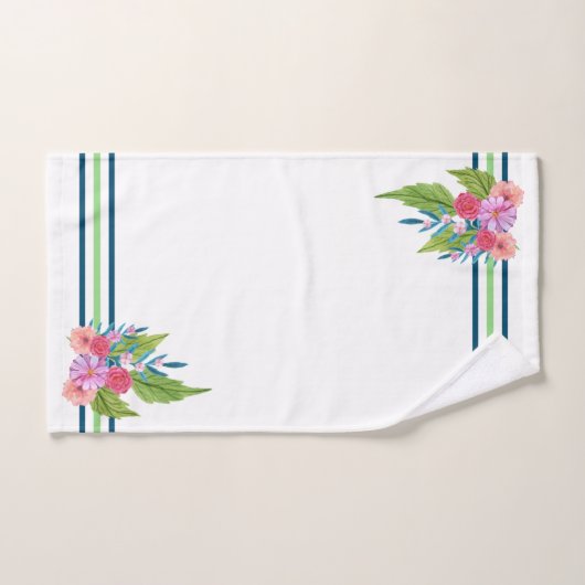 Flore printanière (Serviette à main)