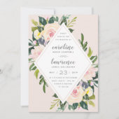 Flore printanière | FAIRE-PART DE MARIAGE (Devant)