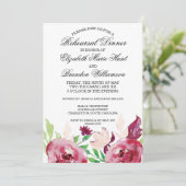 Flore printanière | Invitation au dîner de répétit (Debout devant)