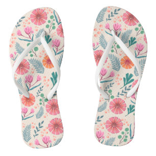 Flore printanière Motif tongs