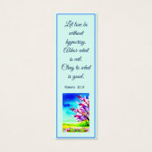 Flore Printemps Coloré Élégant Verse Bible (Devant)