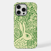 Flore Rabbit Nature Inspiré Art Imprimer (Verso)