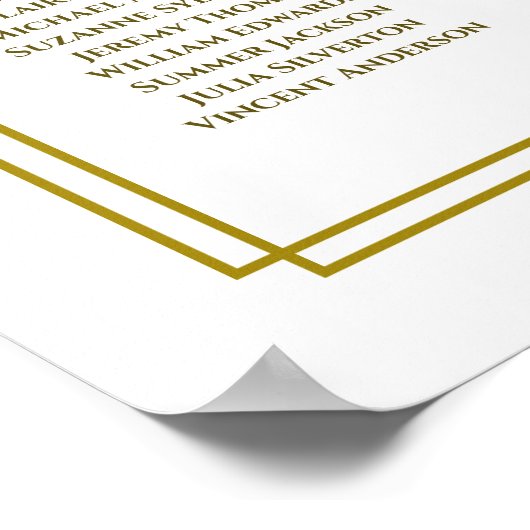 Flore Ressort 18 Tableau Mariage Sièges (Coin)