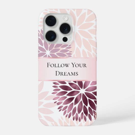 Flore rose Chic élégant (Verso)