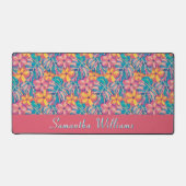 Flore rose et jaune rétro (Recto)