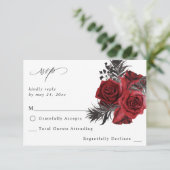 Flore rouge et noir no Repas RSVP (Debout devant)