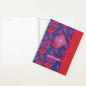 Flore rouge et rose rétro (Devant avec enveloppe)