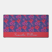 Flore rouge et rose rétro (Recto)