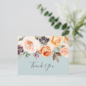 Flore rustique | CARTE DE REMERCIEMENTS (Debout devant)