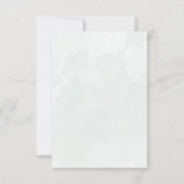 Flore rustique rose et burgundy RSVP mariage (Dos)