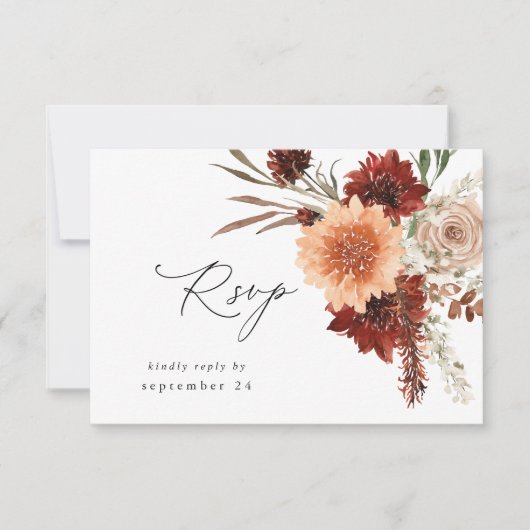 Flore rustique Terre & Champagne avec RSVP Repas (Devant)