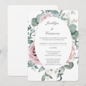 Flore sauvage Faire-part de mariage espagnole (Devant / Derrière)