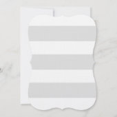 Flore sur bande grise - Invitation à la douche nup (Dos)