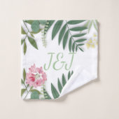 Flore tropicale  (Gant de toilette)