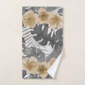 Flore tropicale neutre de Luana (Serviette à main)