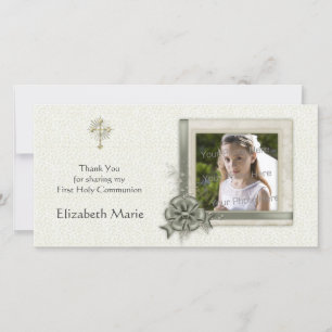 Flore verte, Cadre orné, Carte photo religieux