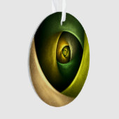 Flore verte Florale moderne Art Abstrait Motif #23 (devant)