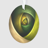 Flore verte Florale moderne Art Abstrait Motif #23 (devant)