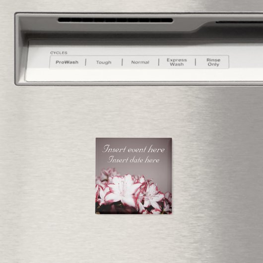 Floreal Enregistrer la date Magnet (In Situ (Lave-vaisselle))