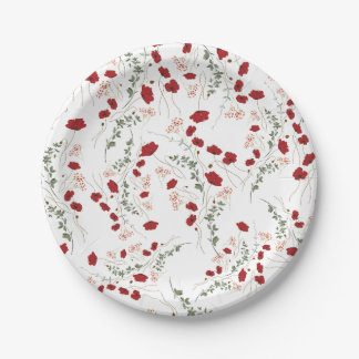 Floreal Tafelservies Papieren Bordje