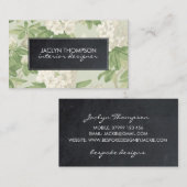  floreel botanisch visitekaartje (Voorkant / Achterkant)