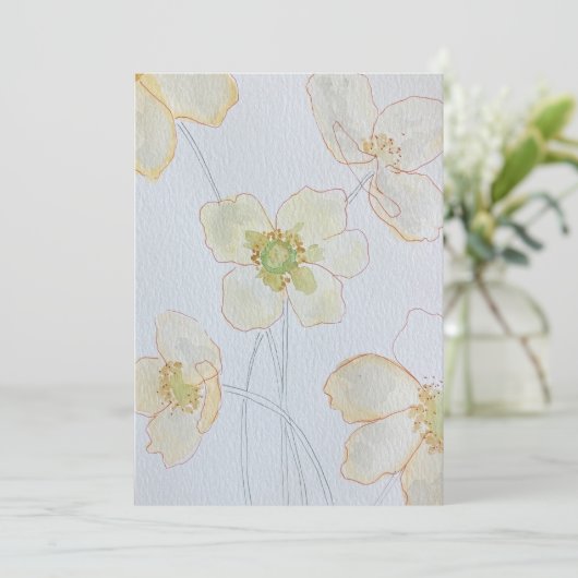 floreel kaart (Staand voorkant)