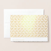 floreel ontwerp eenentwintig folie kaarten (Met envelop)