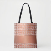floreel patroon. monogram draagtas (Voorkant)