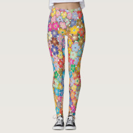floreel patroon voor klassieke leggings