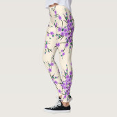 floreel veerpatroon leggings (Links)