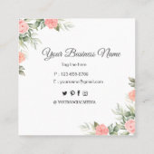 floreel visitekaartje (Achterkant)