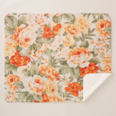  floreel weefsel sherpa deken (Voorkant (horizontaal))