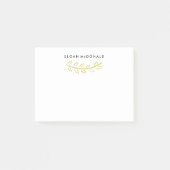 Floreerde + Minimaal Post-It Notities Post-it® Notes (Voorkant)