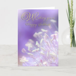 florel het wenskaart van de Sabbatdag Kaart