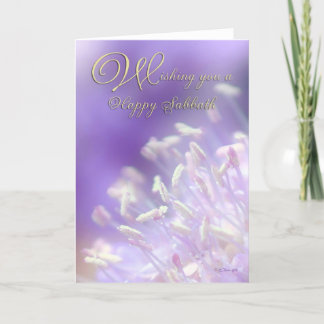 florel het wenskaart van de Sabbatdag Kaart