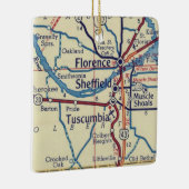 Florence AL  Map Keramisch Ornament (Rechts)