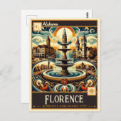 Florence, Alabama |  Briefkaart (Voorkant / Achterkant)