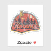 Florence, Alabama Sticker (Vel)